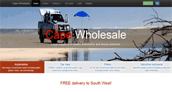 Desktop Screenshot of capewholesale.com.au